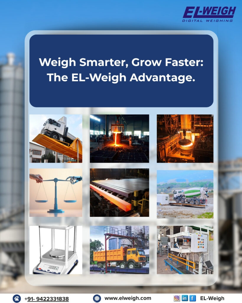 Robust industrial weighing scale by EL-Weigh for accurate measurement in manufacturing